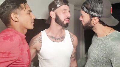 Fucked by 2 Thick Cocks in Colombia
