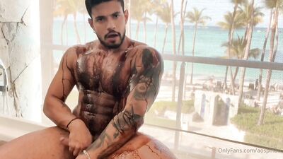 Alejo Ospina Jerk Off - Covered in Chocolate YUMM!