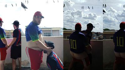 GayNetwork - Dorn & Fernando Devil - Fucking outdoors on the roofs of the favelas