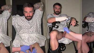 BrandtsBoys - POV - Your ER Patient Can't Use His Broken Hand So You Jerk Him Off