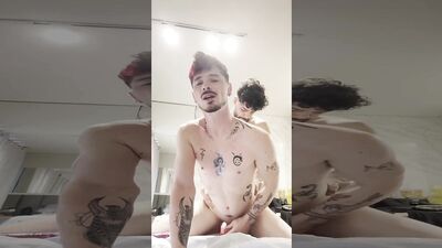 tattooboy - Boyfriend Fucks Me Right Before I Leave For Work - Hot Gay Quickie