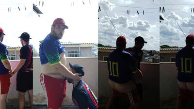 Dorn & Fernando Devil - Fucking outdoors on the roofs of the favelas