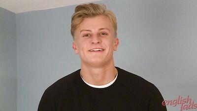 Josh Hesketh - Straight Blond Hunk Josh gets his 1st wank from a Guy