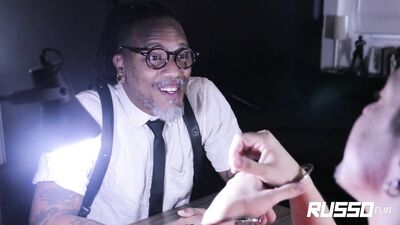 Prisoner fucks cop - Interracial bareback sex