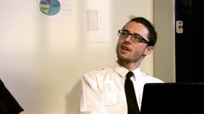AJ Alexander & Johny Cruz - Initiation of a bareback fucked officer