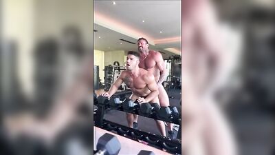 Daniel Montoya & Huge Ajax - Caught Fucking in the Gym