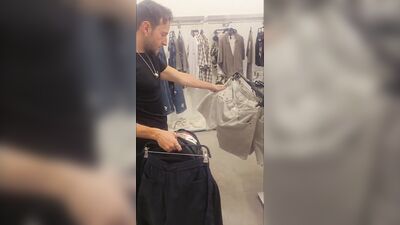 GayNetwork - Zalthy  Eduell Evindur - In the fitting rooms of a shopping mall