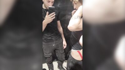 GayNetwork - Zalthy  Eduell Evindur - In the fitting rooms of a shopping mall