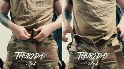 While In Uniform - Gay Military Brother (1)