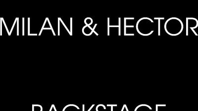 Milan & Hector RAW - BACKSTAGE - gay porn