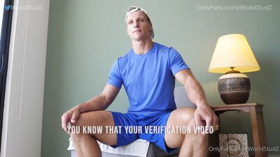 OnlyFans - Worldstudz - My wife knows that I m here milking and edging married crossfitter Alex
