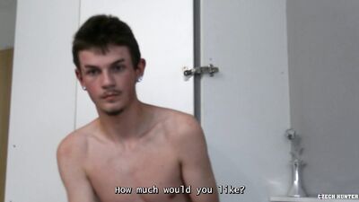 CzechHunter - 850 - Denny Chris Josh - Straight Josh Takes Extra for Anal 720p - gay porn