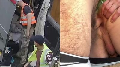 Angus (TradesmanCock) & Top Monster Cock - Job Site - gay porn