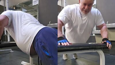Island Bull Rodney - Gym Clips - gay porn