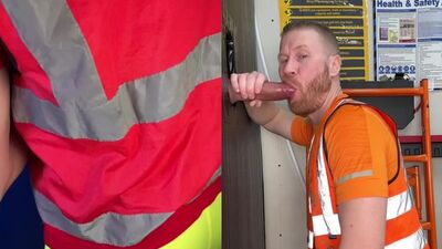 Gloryhole Creampie - TradesmanCock ReddieXXL TenInchDaddy22 TopMonsterCock - gay porn